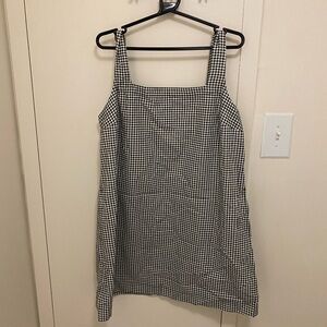 a new day Black and White Checkered Mini Dress